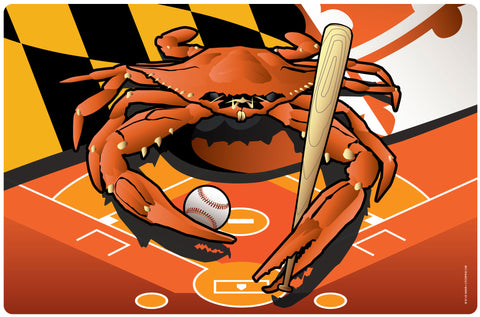 Orioles Sports Crab of Baltimore Doormat, 26x18"