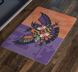 on the floor, Maryland Birdland Terp Crest w/ MD Color Flag, Doormat, 26x18"