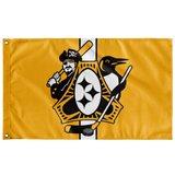 Pittsburgh Three Rivers Roar Sports Fan Crest, Large Flag, 60 x 36" with 2 grommets