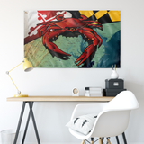 Maryland Red Crab, Large Flag, 60 x 36" with 2 grommets