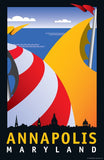 Annapolis Sails Art Print by Joe Barsin, 11x17