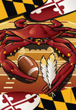Washington Sports Crab House Flag by Joe Barsin, 28x40