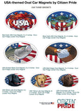 USA crab and critter theme magnets