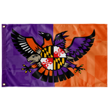 Maryland Birdland Terp Crest w/ MD Color, Large Flag, 60 x 36" with 2 grommet