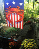 Display of USA Crab Large House Flag by Joe Barsin