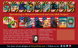 USA Bald Eagle Large House Flag by Joe Barsin, 28x40, header back