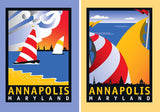 Annapolis Coastal card pack of 10, 5 of each design, 5x7