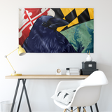 Baltimore Raven, Large Flag, 60 x 36" with 2 grommets