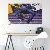 Ravens Sports Crab of Baltimore, Large Flag, 60 x 36" with 2 grommets