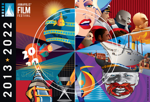 Annapolis Film Festival 2013-2022 - Art Print