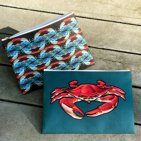 Accessory Pouch: Red Crab by Citizen Pride