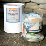 Luxury Soy Candle, Annapolis City Dock Fragrance, Hand Poured/Hand Labeled, Housed in Decorative Gift Packaging.