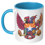 Arizona Fan Crest, 11oz Accent Mug