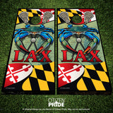 Maryland Blue Crab LAX Cornhole Boards, 24x48"