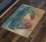 Coastal Blue Crab Doormat, 26x18"