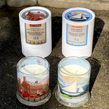 Citizen Pride's Annapolis Historic Line of Luxury Soy Candles, Housed in Decorative Packaging.