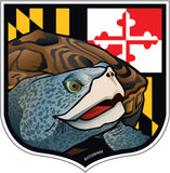 Maryland Terrapin Crest, Large Decal
