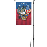 Philadelphia Fan Crest, Garden Flag, 12.5x18