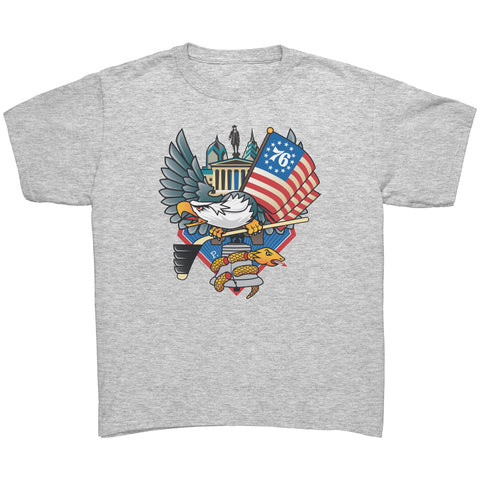 Philadelphia Fan Crest, Youth Shirt