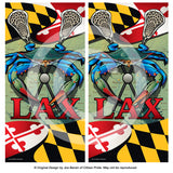 Maryland Blue Crab LAX Cornhole Boards & Vinyl Skin Wraps, 24x48"