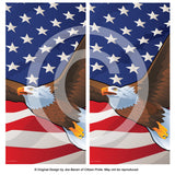 USA Bald Eagle Cornhole Boards & Vinyl Skin Wraps, 24x48"