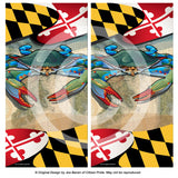 Maryland Blue Crab Cornhole Boards & Vinyl Skin Wraps, 24x48"