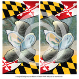 Maryland Oysters Cornhole Boards, 24x48", Direct to Wood Printing
