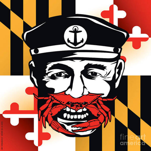 Captain ACrab - Maryland - Art Print