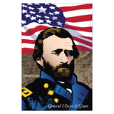 Ulysses S. Grant at Appomattox by Joe Barsin Garden Flag, 12x18