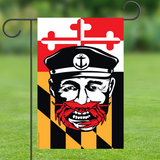 Maryland Captain ACrab by Joe Barsin, Garden Flag, 12x18