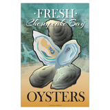 Coastal Chesapeake Bay Oysters by Joe Barsin, Garden Flag, 12x18