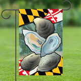 Maryland Oysters of the Chesapeake Garden Flag by Joe Barsin, 12x18