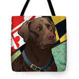 Maryland Chocolate Lab - Tote Bag