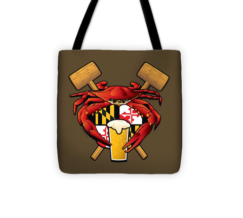 Maryland Crab Feast Crest - Tote Bag