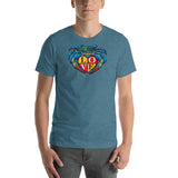 Blue Crab LOVE Crest - Short-Sleeve Unisex T-Shirt