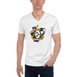 Pittsburgh - Three Rivers Roar Sports Fan Crest - Unisex Short Sleeve V-Neck T-Shirt