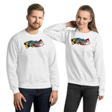Blue Crab Maryland Banner, Unisex Sweatshirt