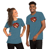 Red Crab Maryland Crest, Short-Sleeve Unisex T-Shirt