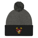 Maryland Crab Feast Crest, Embroidered Beanie Pom-Pom