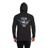 Fly, Philly, Fly! Sports Fan Crest - Unisex zip hoodie