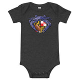 Raven Crab Football Maryland Crest, Baby Onesie