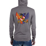 Birdland Baltimore Raven & Oriole Maryland Crest - Unisex zip hoodie