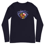 Raven Crab Football Maryland Crest, Unisex Long Sleeve Tee