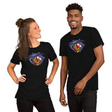 Raven Crab Football Maryland Crest, Short-Sleeve Unisex T-Shirt