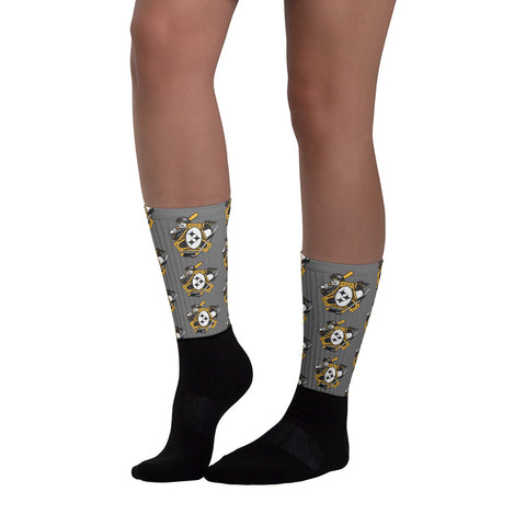 Pittsburgh - Three Rivers Roar Sports Fan Crest - Socks