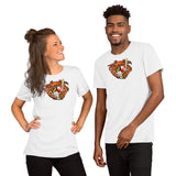 Oriole Baseball Crab Maryland Crest, Short-Sleeve Unisex T-Shirt