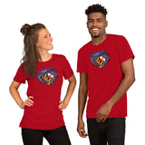 Raven Crab Football Maryland Crest, Short-Sleeve Unisex T-Shirt
