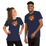 Oriole Baseball Crab Maryland Crest, Short-Sleeve Unisex T-Shirt