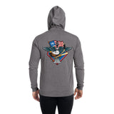 Fly, Philly, Fly! Sports Fan Crest - Unisex zip hoodie
