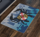 Maryland Blue Crab Crest, Doormat, 26x18"
